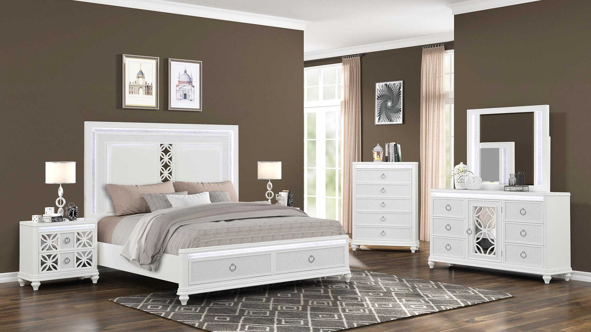 Abigale King 4 Pc Bedroom Set