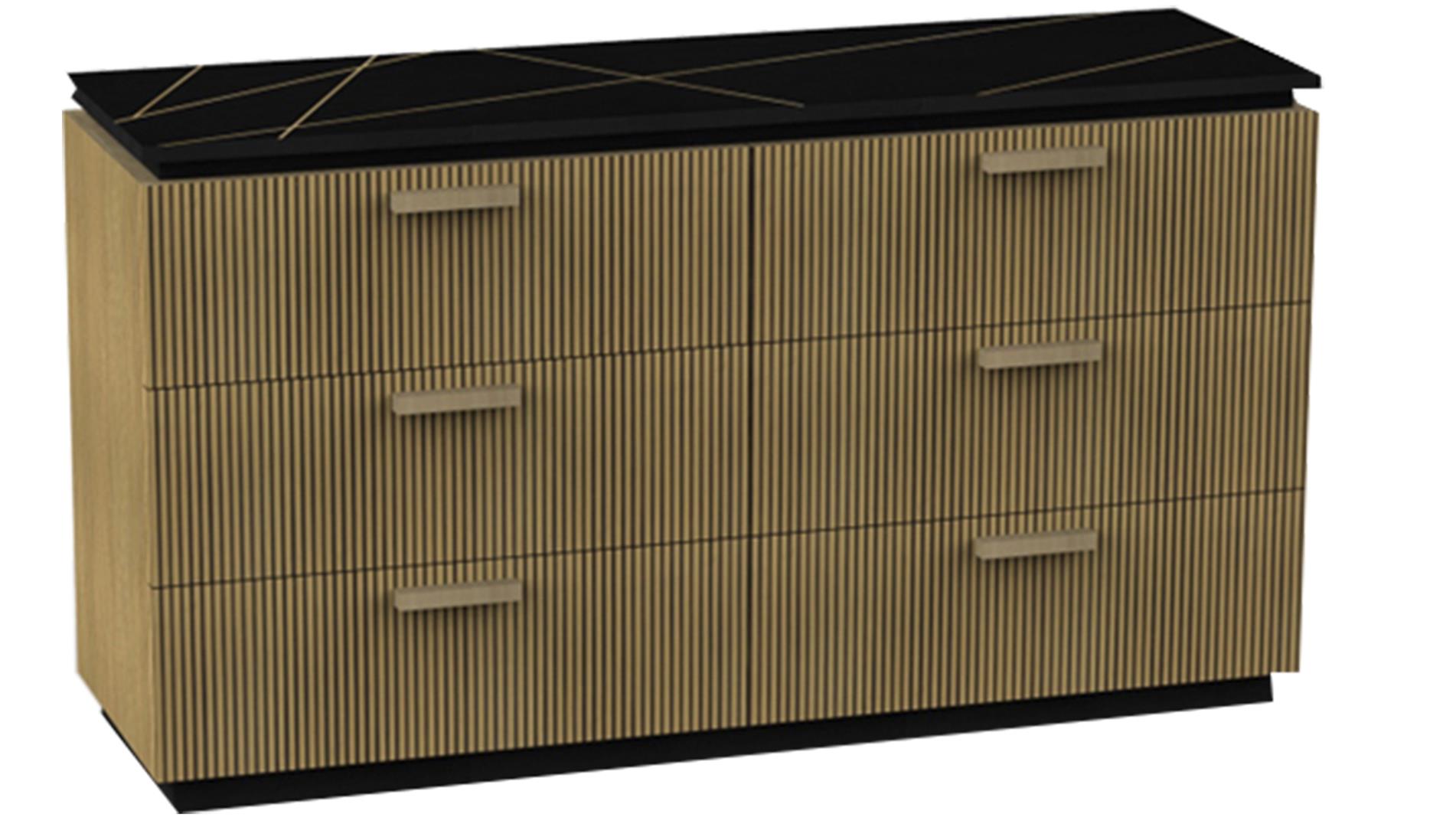 Allure Dresser Black &amp; Gold