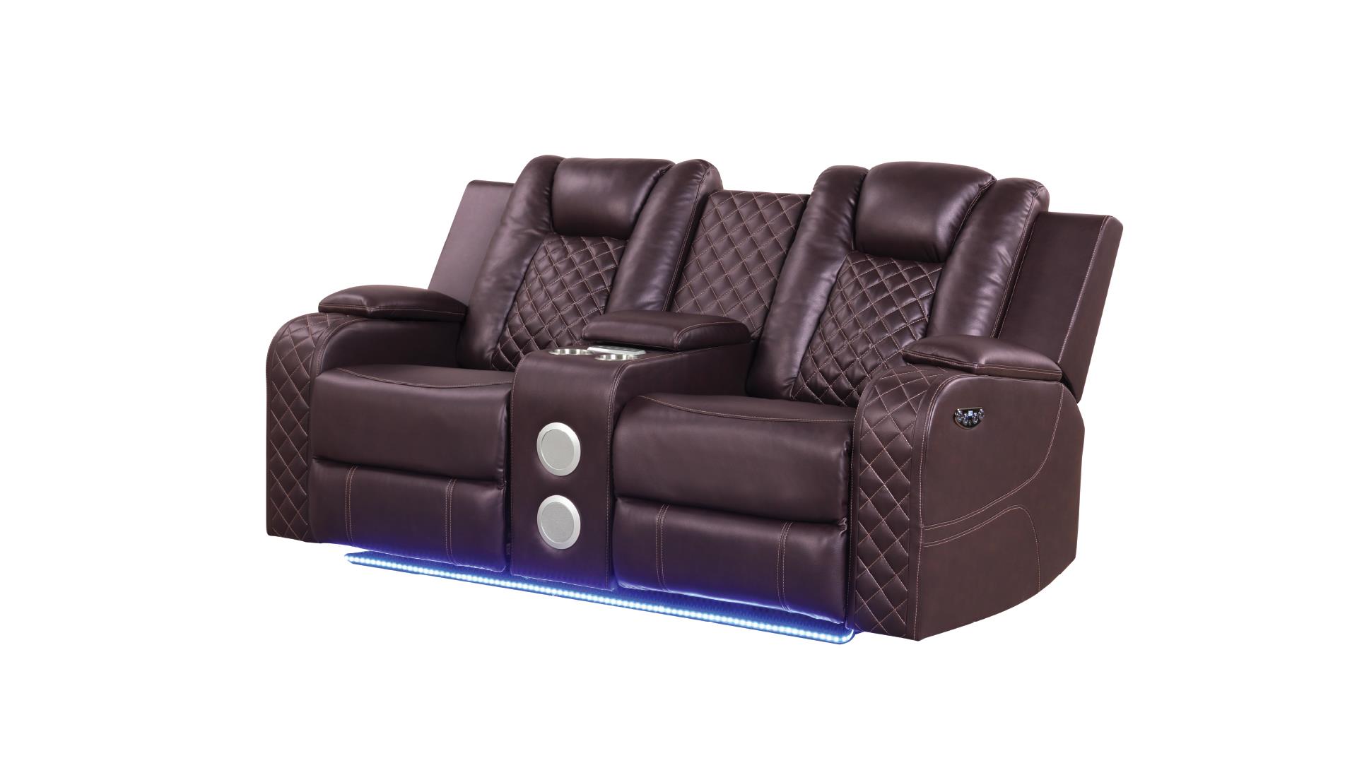 Benz Loveseat Brown