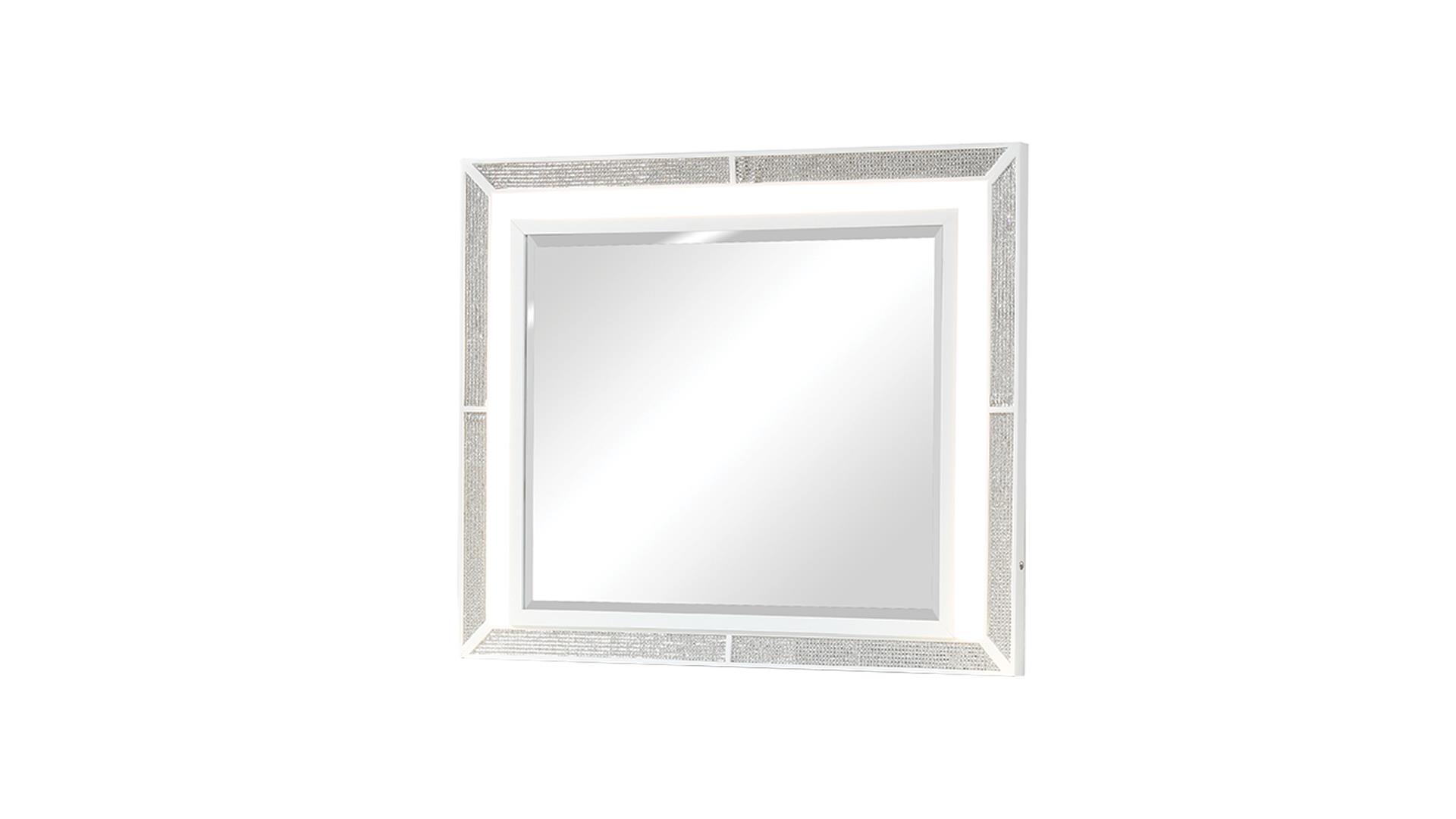 Crystal Mirror White
