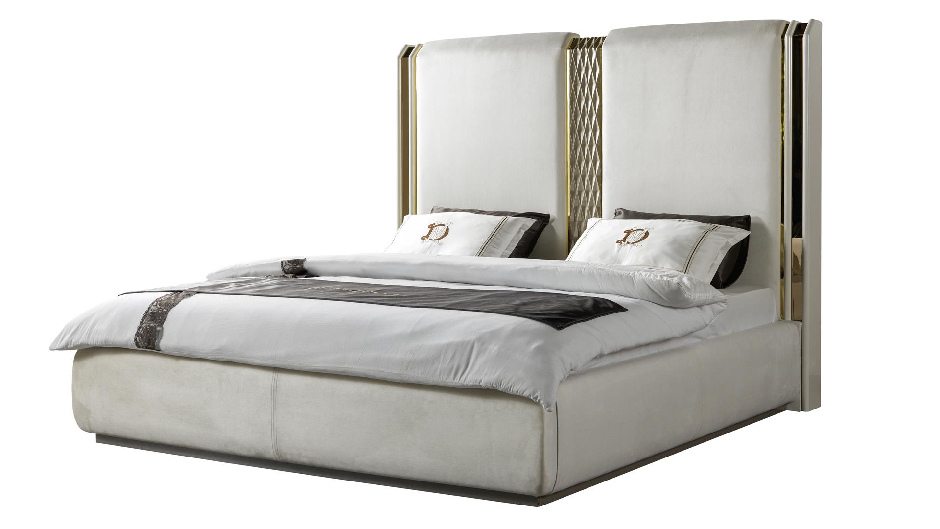Latoya Queen Bed Beige