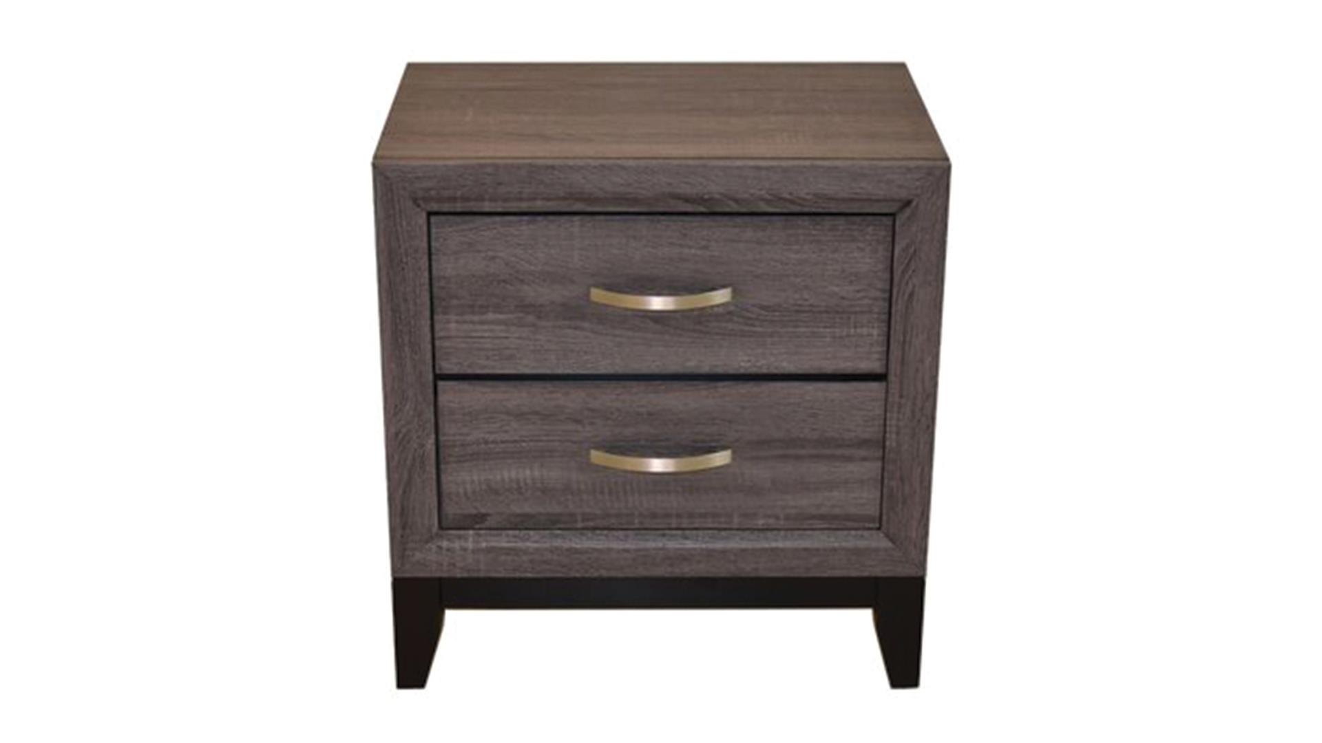 Sierra/Hudson Nightstand Foil Gray