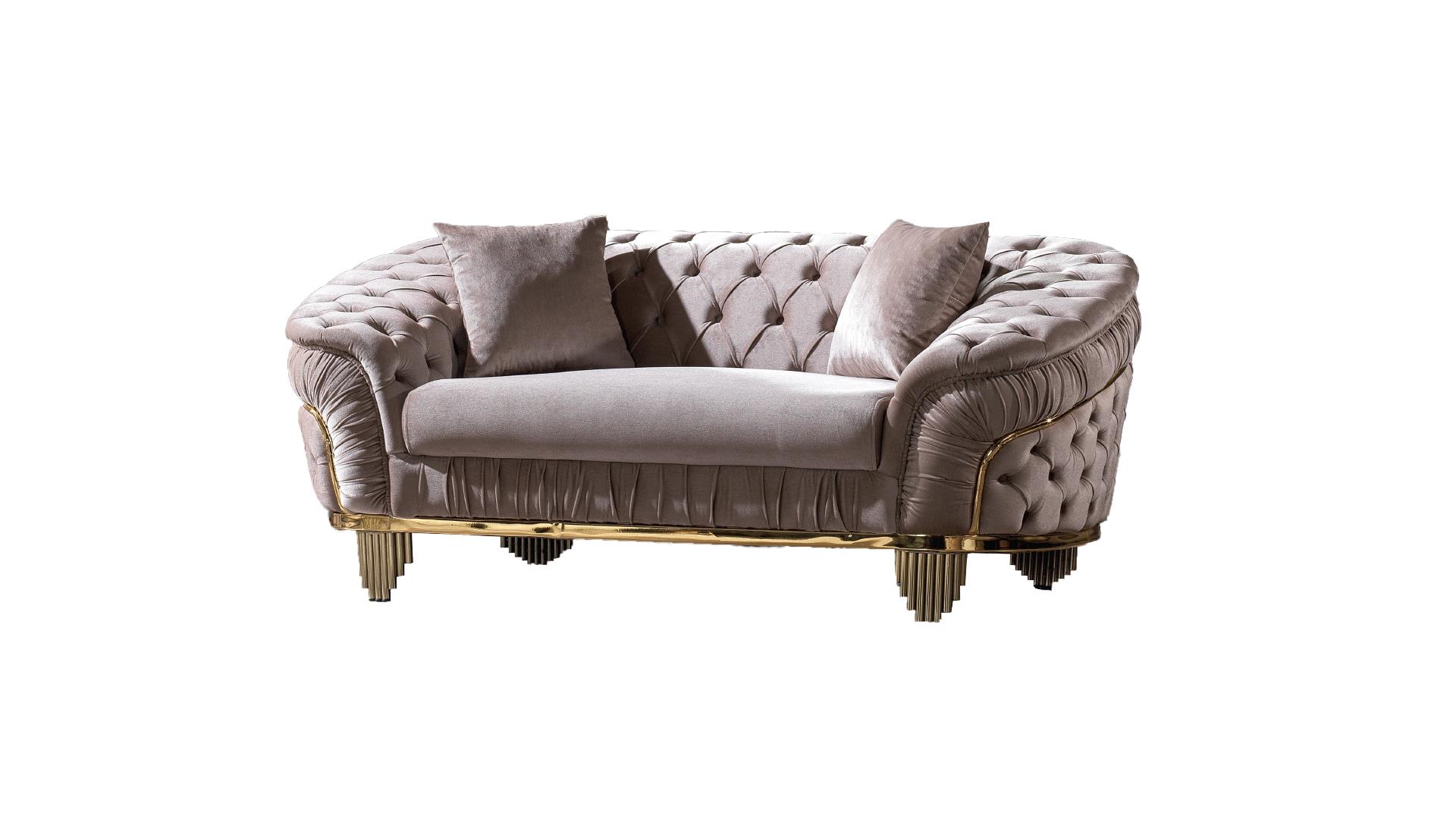 Vanessa Loveseat Taupe - C